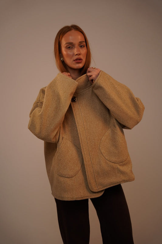 Beige Wool Jacket