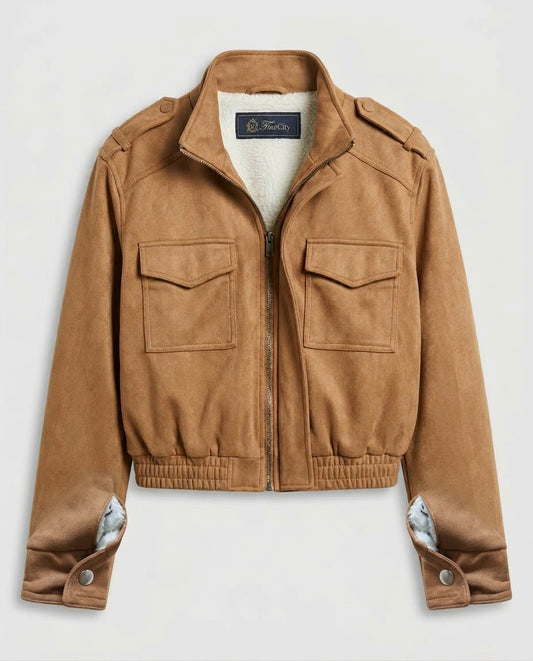 Camel Suede Jacket