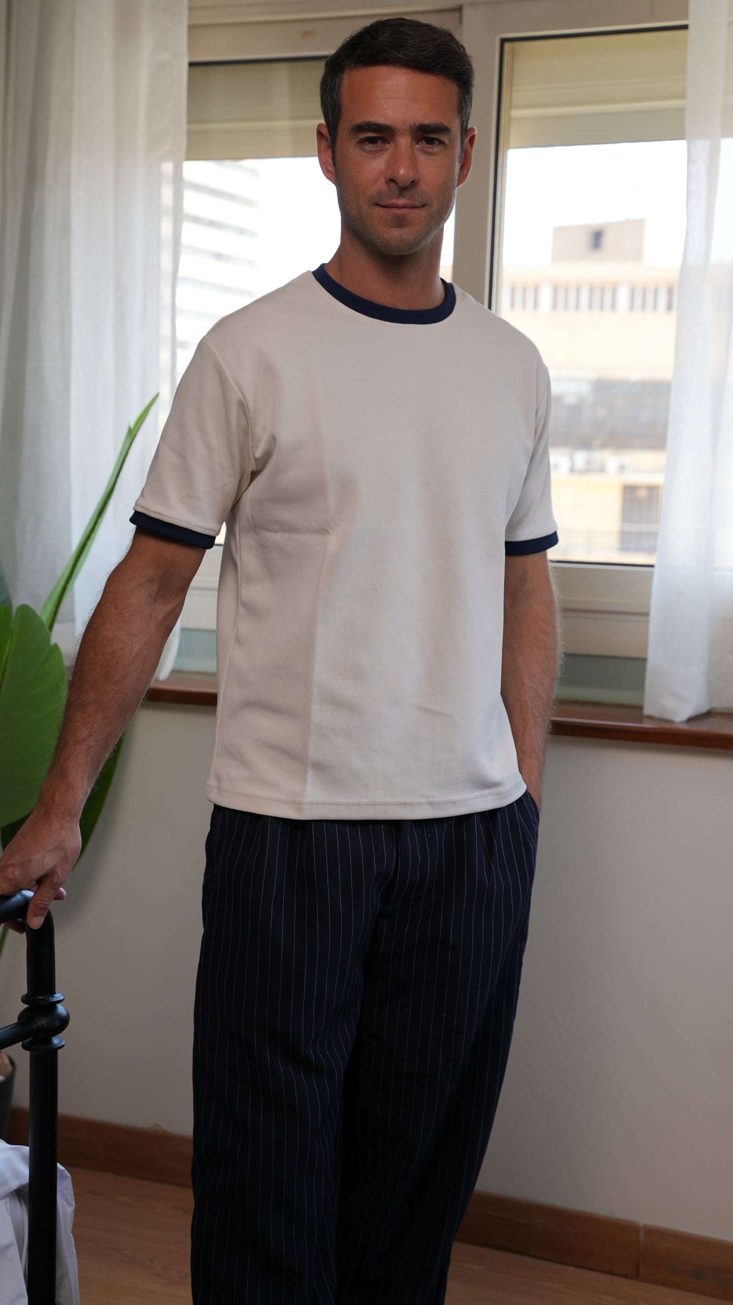 Capri Ringer – Navy Trim