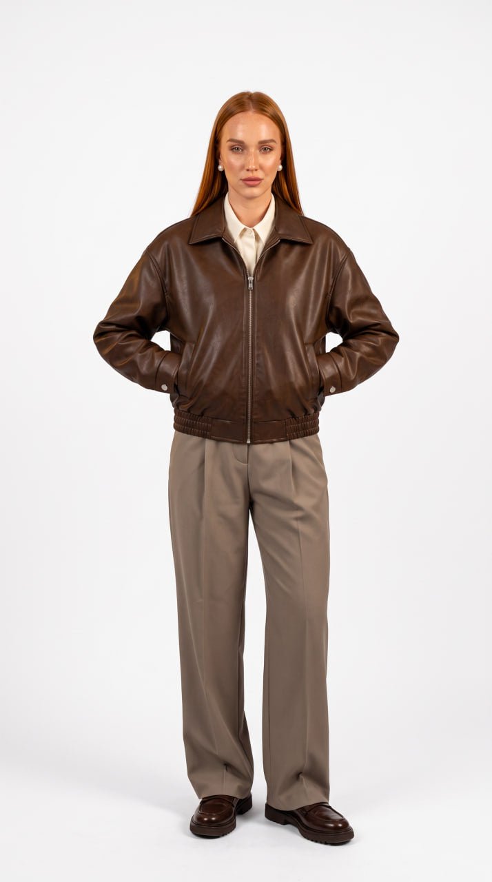 Brown Leather Jacket