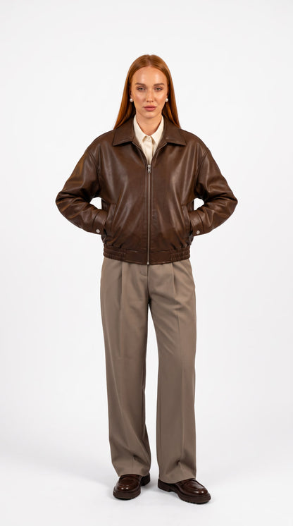 Brown Leather Jacket