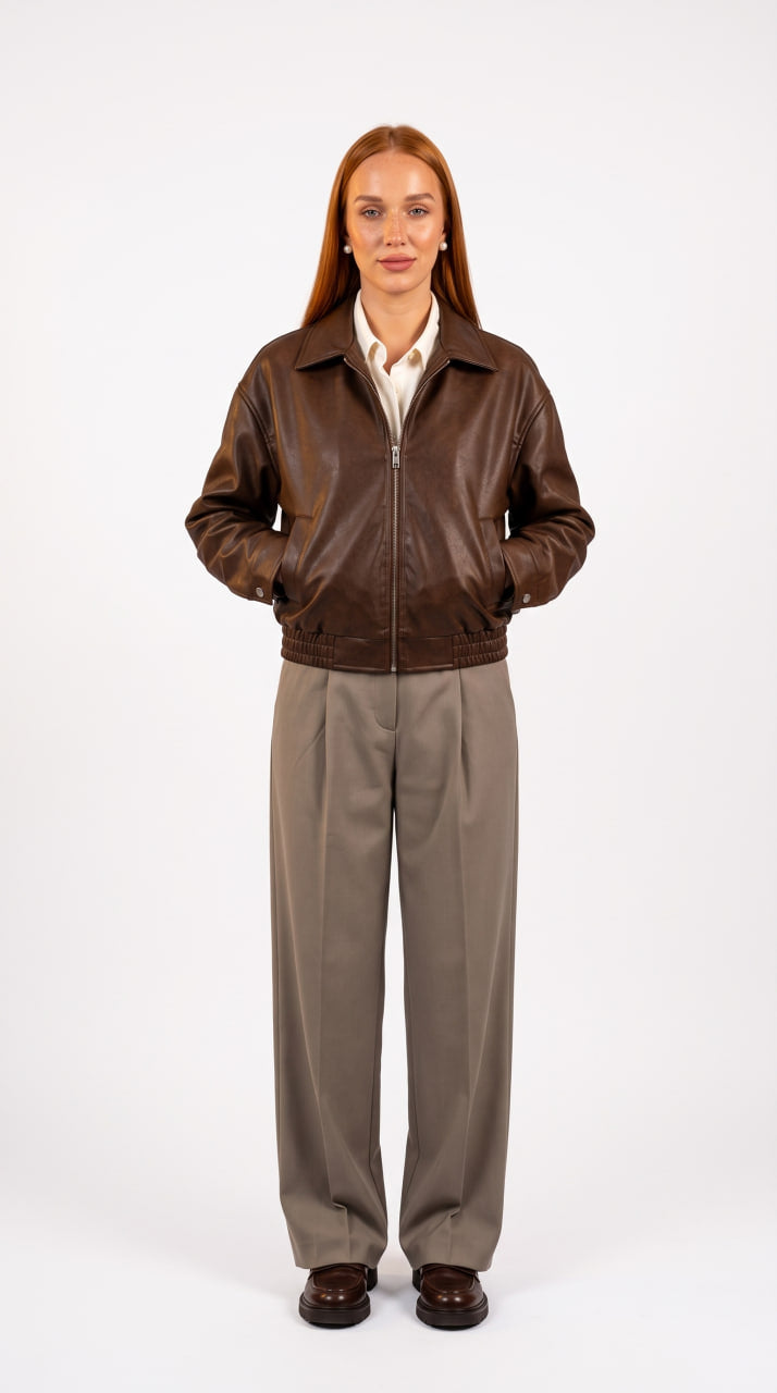 Brown Leather Jacket