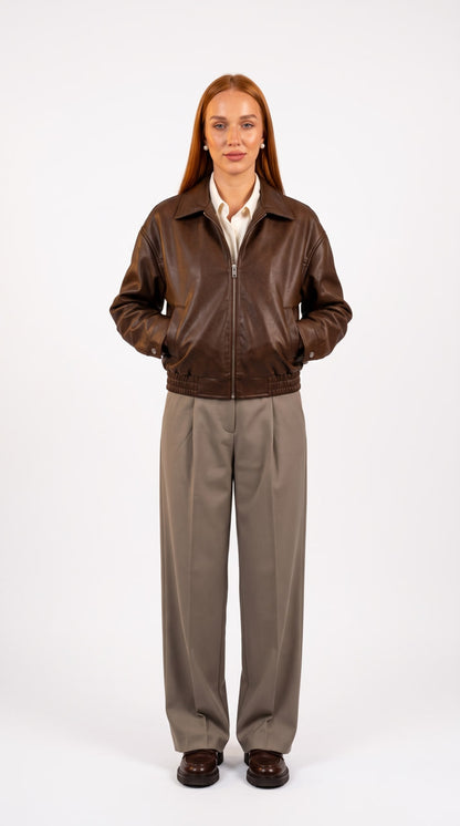 Brown Leather Jacket
