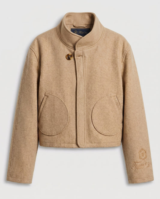 Beige Wool Jacket