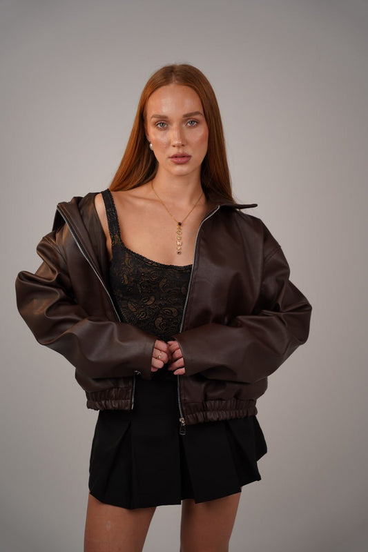 Brown Leather Jacket