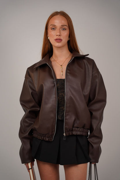 Brown Leather Jacket