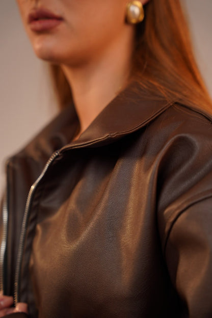 Brown Leather Jacket