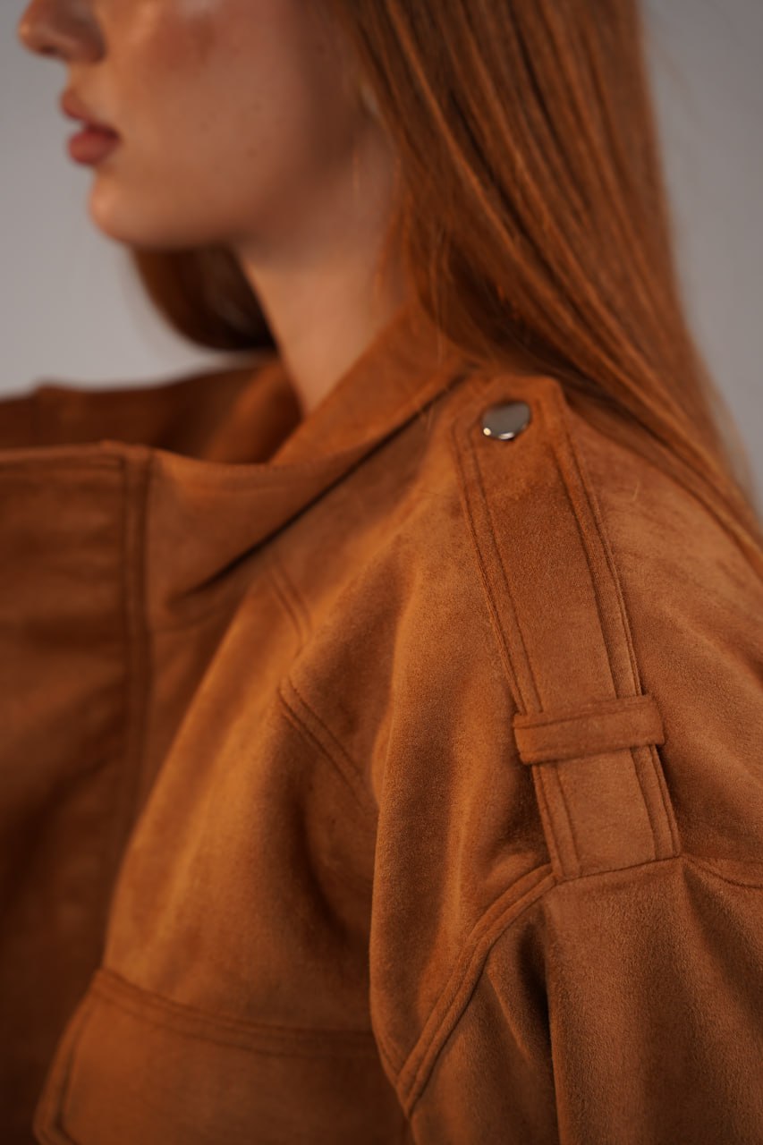 Camel Suede Jacket