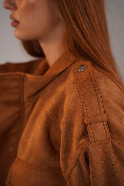 Camel Suede Jacket