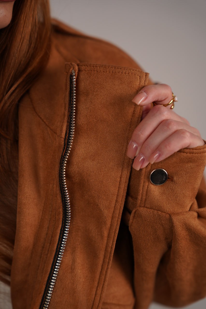 Camel Suede Jacket