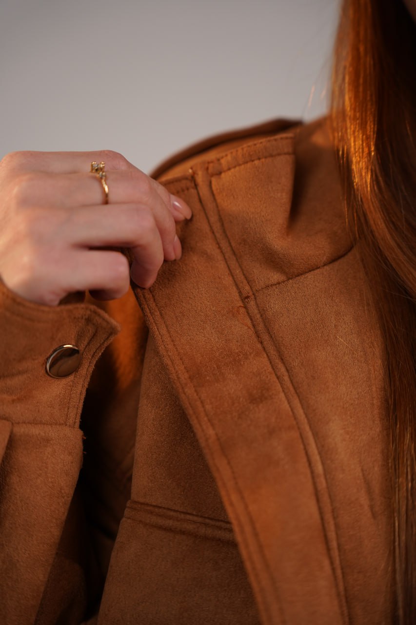 Camel Suede Jacket