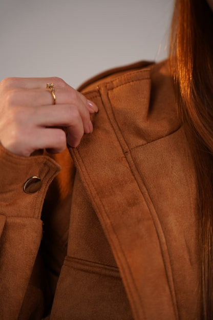 Camel Suede Jacket