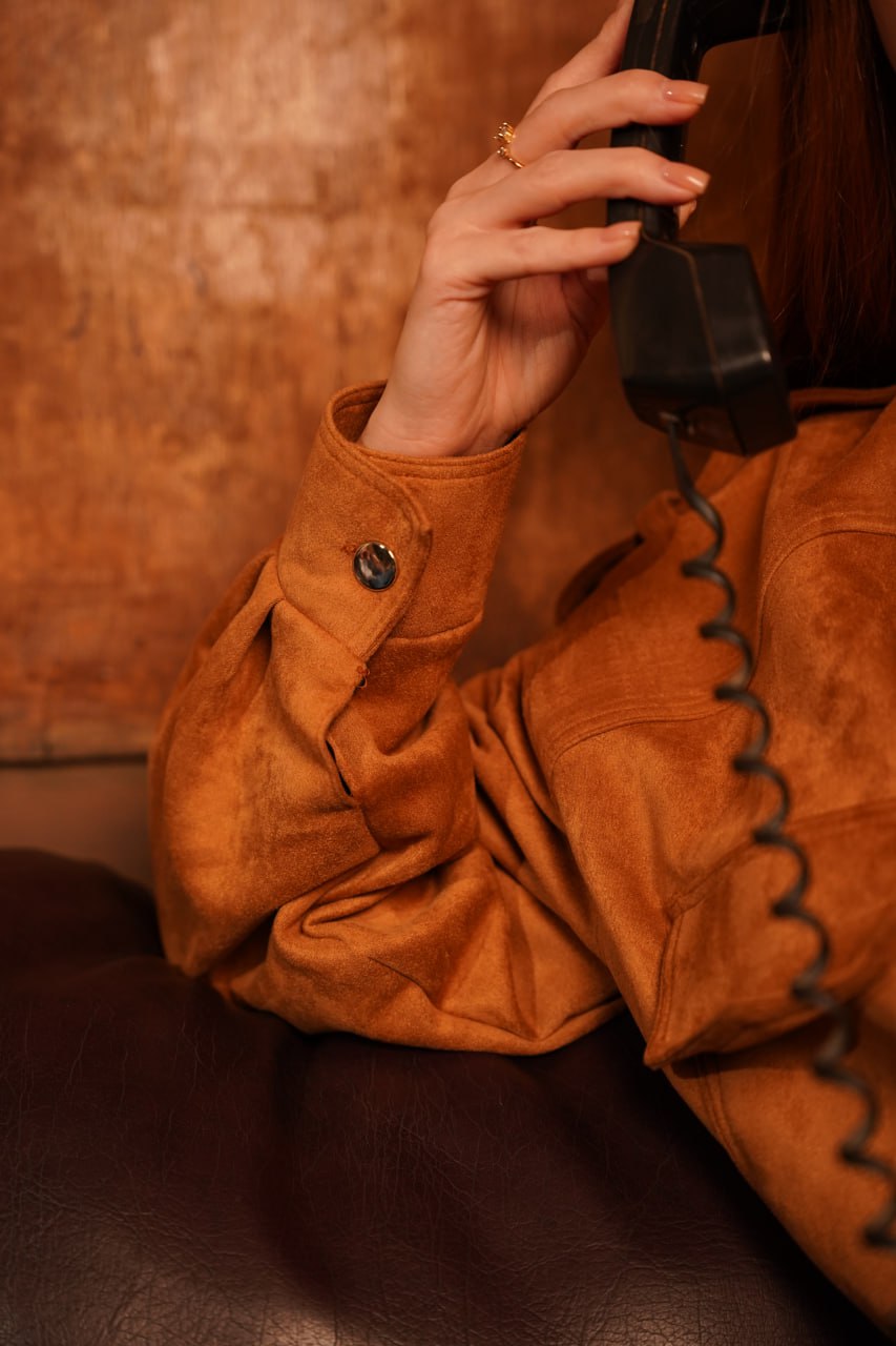 Camel Suede Jacket