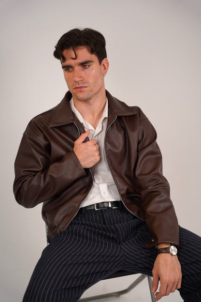 Brown Leather Jacket