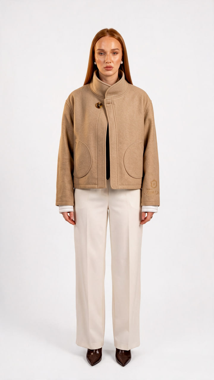 Beige Wool Jacket