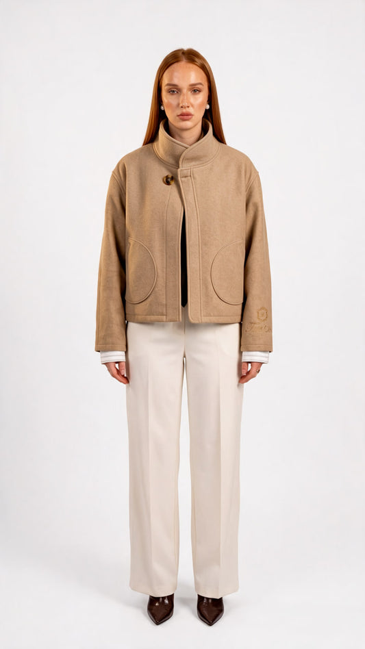 Beige Wool Jacket