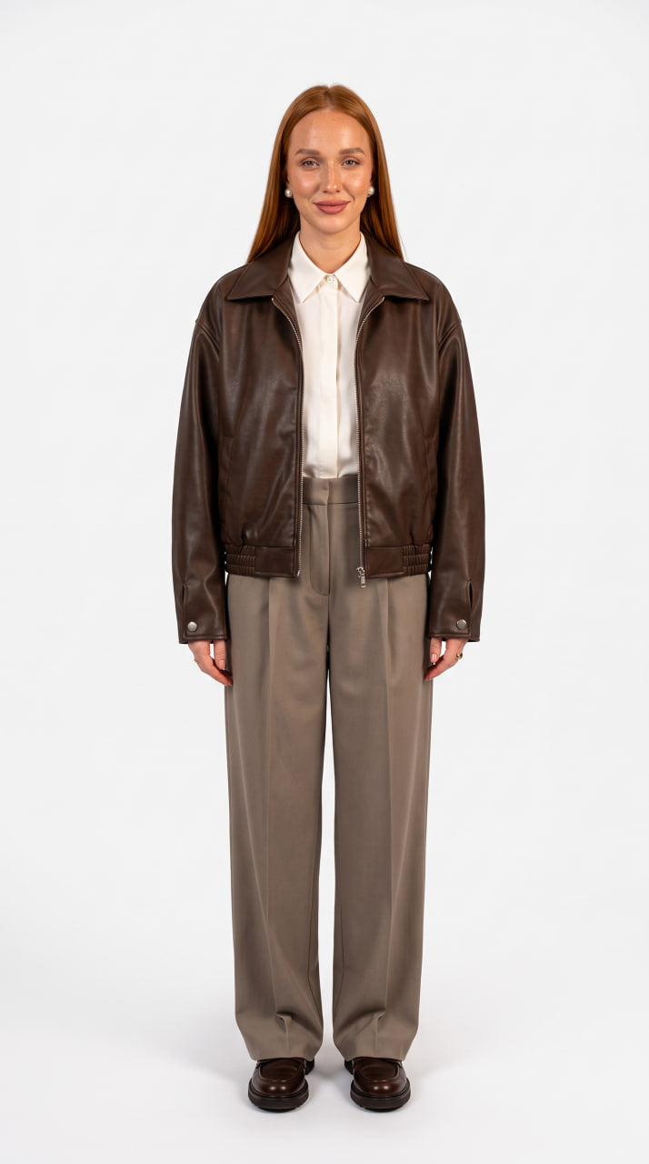 Brown Leather Jacket
