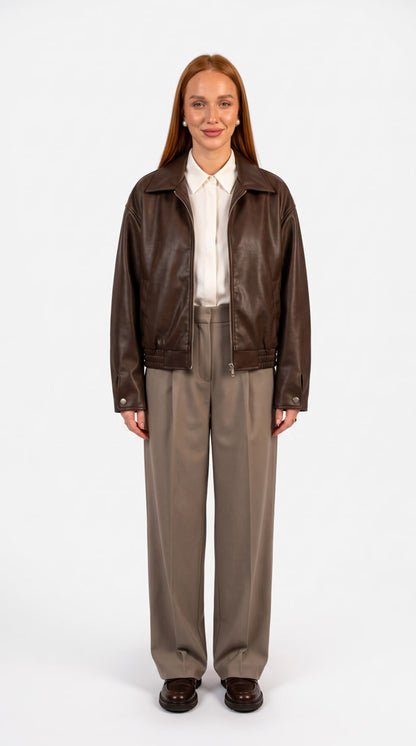 Brown Leather Jacket